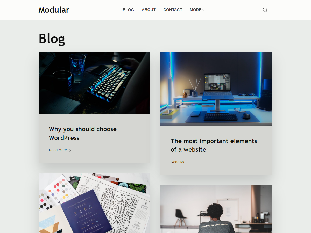 Modular Blog 1